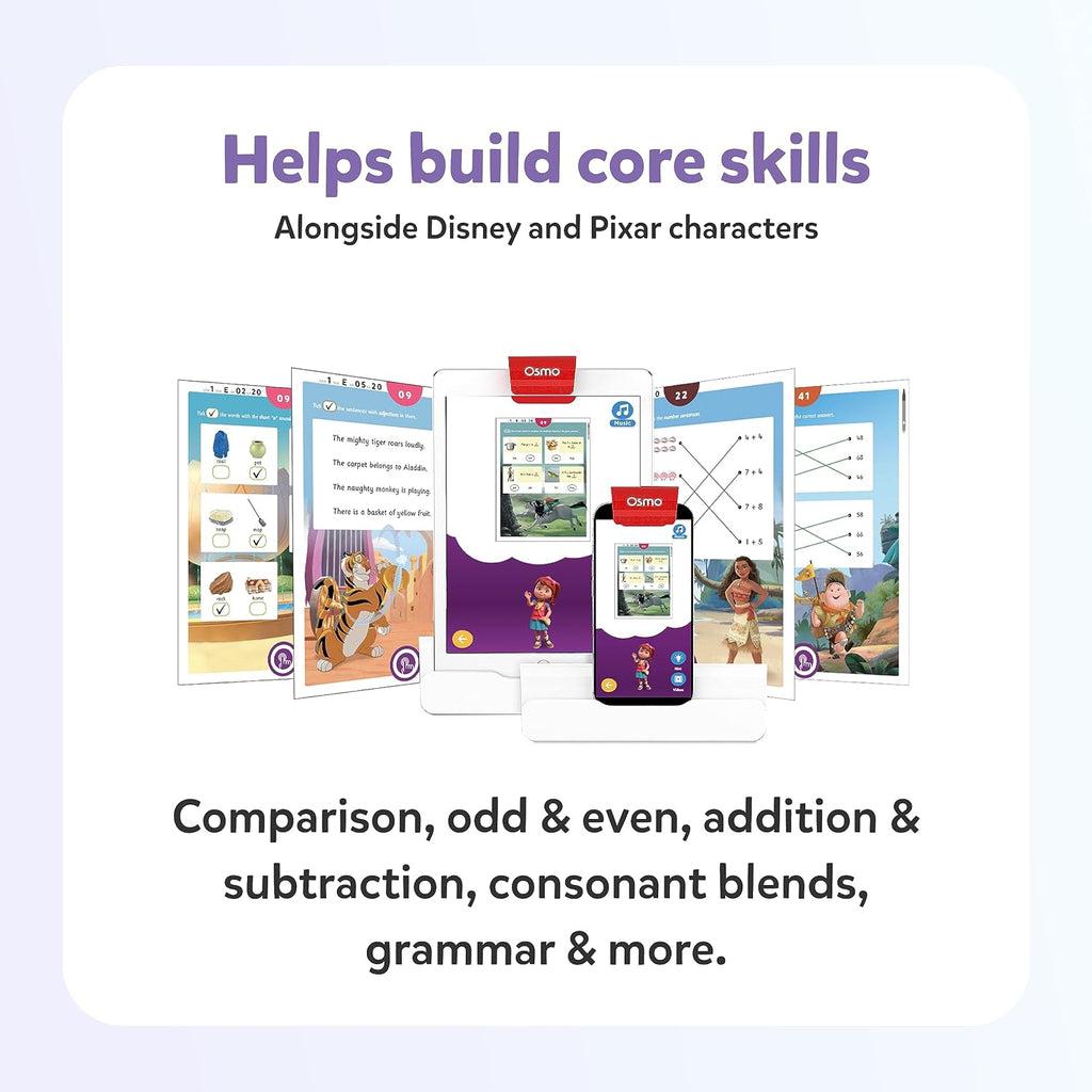 BYJU’S Learning: Disney, 1st Grade Premium Edition (App + 8 Workbooks)