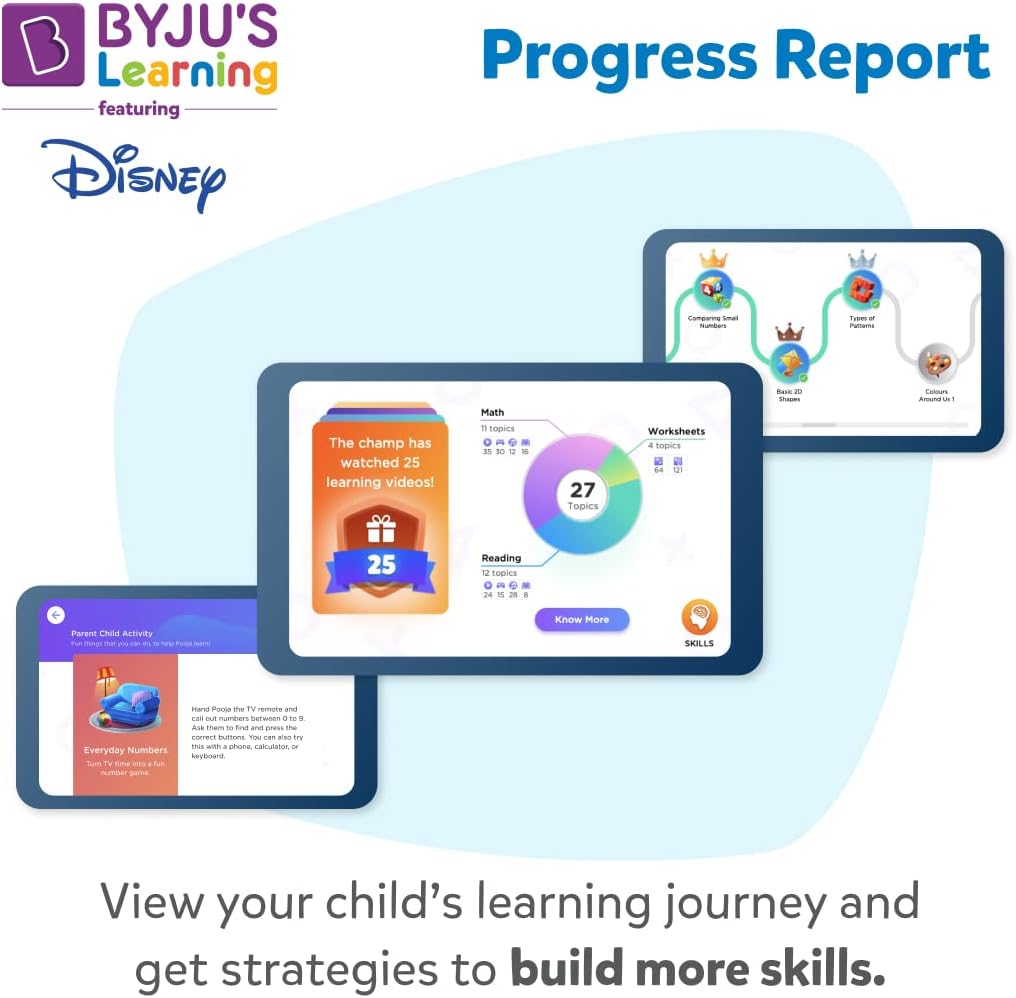BYJU'S Magic Workbooks: Disney, Kindergarten, Language & Reading