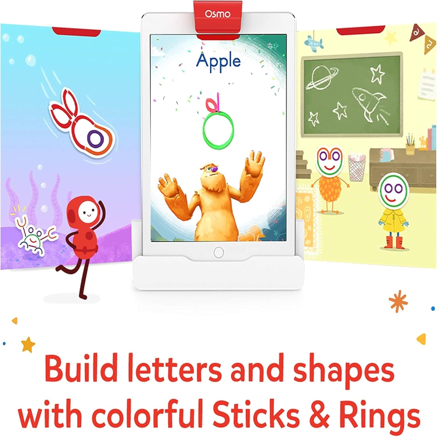 OSMO - Little Genius Sticks & Rings - 2 Educational Games